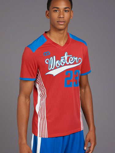 Custom Short Sleeve Basketball Shooting Shirts (V-Neck)